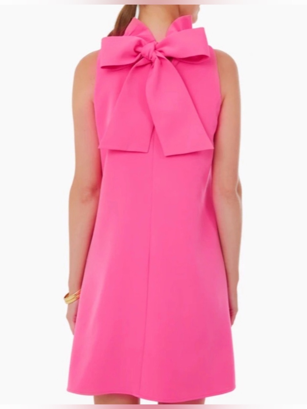 Tuckernuck Hot Pink BLYTHE Dress Size S with Bow - Picture 4 of 9
